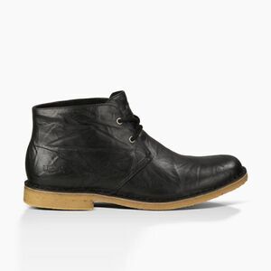 UGG Leighton Brown Leather Desert Chukka Boots